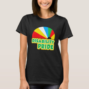 Disability Pride Flag July Disabled Pride Month T-Shirt