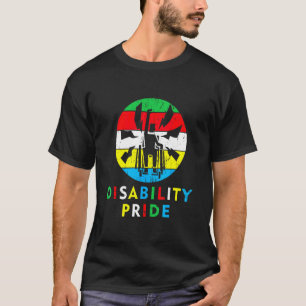 Disability Pride Flag July Supporter Disabled Prid T-Shirt