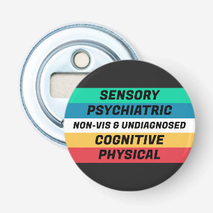 Disability Pride Flag Meanings Bottle Opener