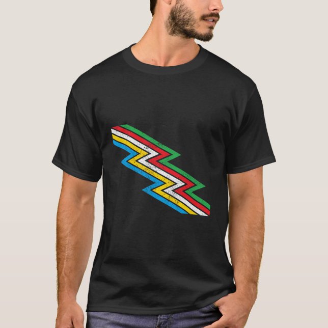 Disability Pride Flag T-Shirt (Front)