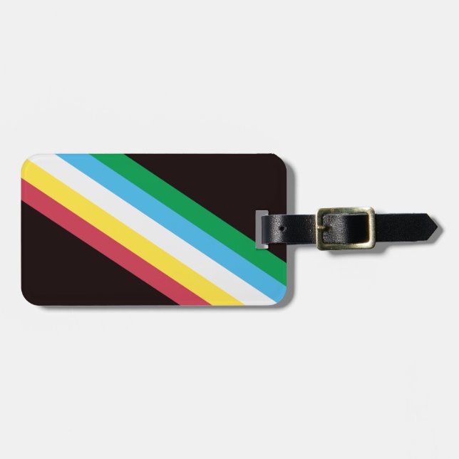 Disability Pride Luggage Tag (Front Horizontal)
