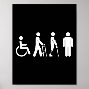 Disability Pride Month Advocate Gift Different Abi Poster