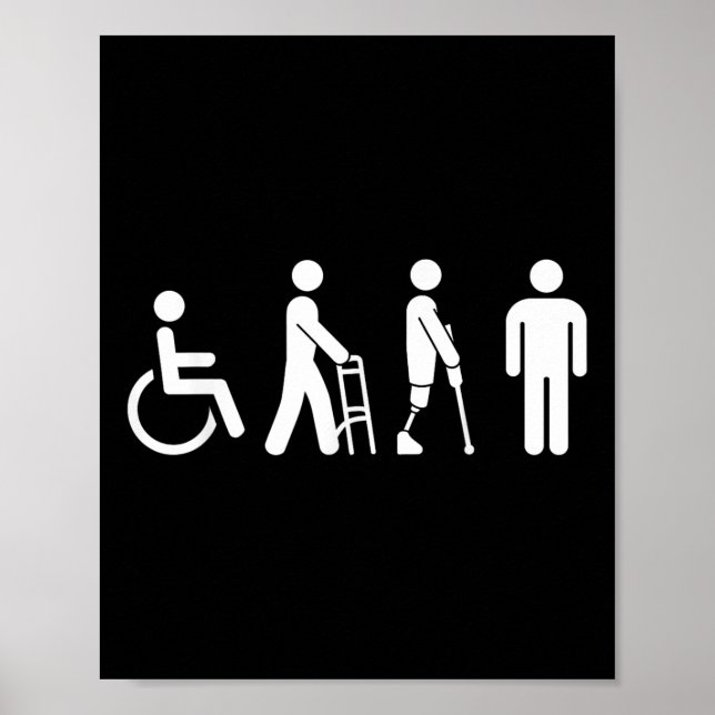 Disability Pride Month Advocate Gift Different Abi Poster (Front)