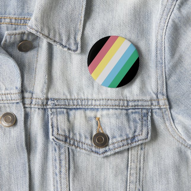 Disability Pride Month Autism Neurodiver 6 Cm Round Badge (In Situ)