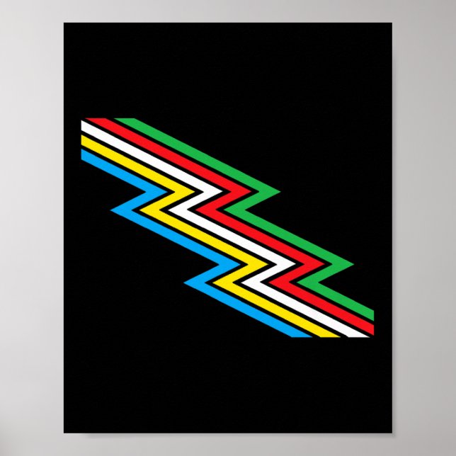 Disability Pride Month Awareness Disability Flag D Poster (Front)