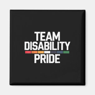 Disability Pride Month Awareness Support Advocate  Magnet