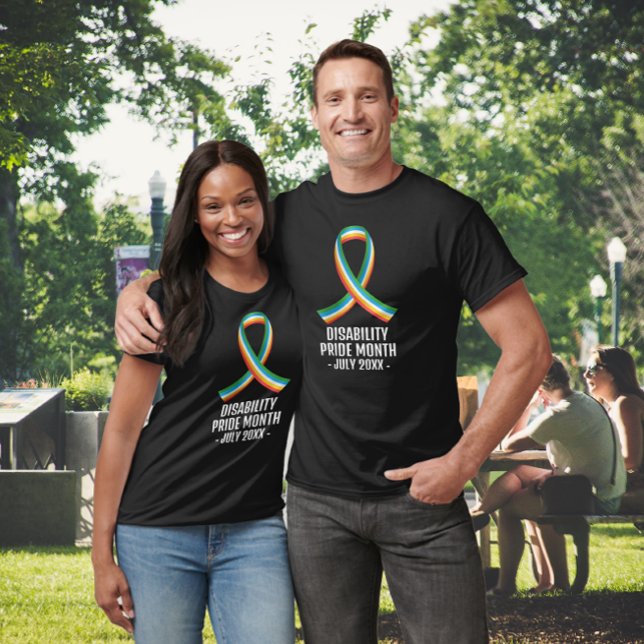 Disability Pride Month Black T-Shirt (Creator Uploaded)