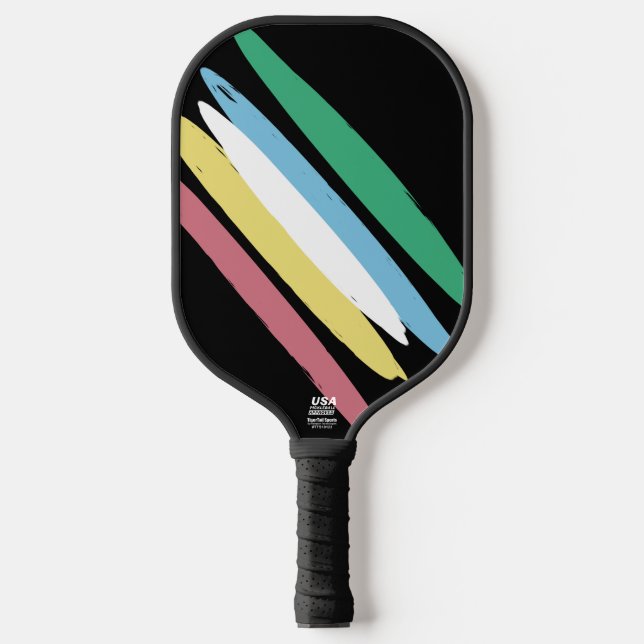 Disability Pride Month Of July Awareness Colours Pickleball Paddle (Front)