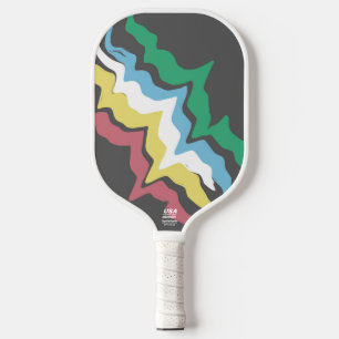 Disability Pride Month Of July Awareness Colours Pickleball Paddle