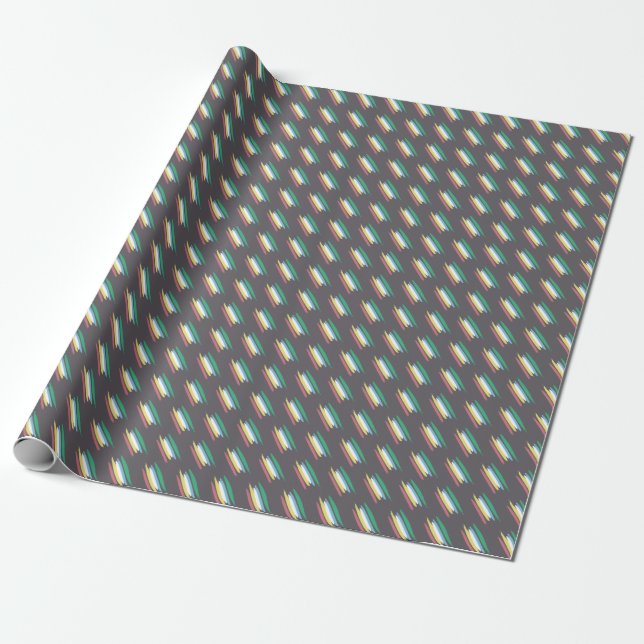 Disability Pride Month Of July Awareness Colours Wrapping Paper (Unrolled)