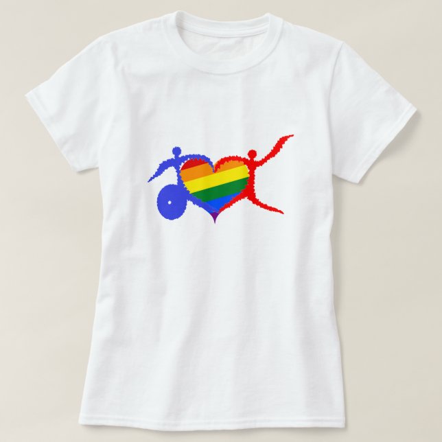 Disability Pride Month T-Shirt (Design Front)
