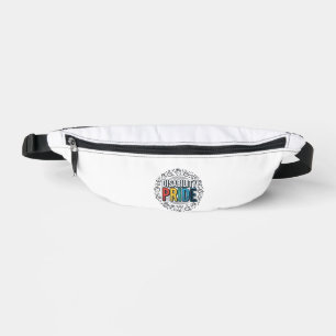 Disability Pride Vintage Inclusive Awareness Shirt Bum Bags