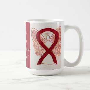 Disabled Adults Awareness Ribbon Angel Custom Mug