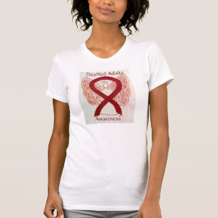 Disabled Adults Awareness Ribbon Angel Shirt