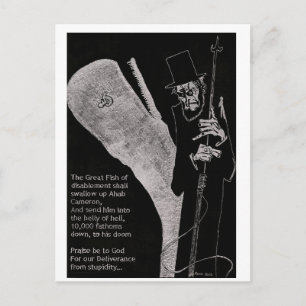 Disabled Ahab Postcard
