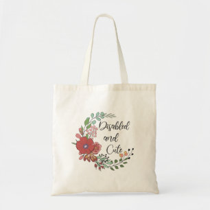 Disabled and Cute Tote Bag