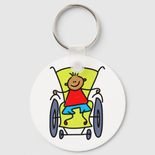 Disabled Boy Key Ring