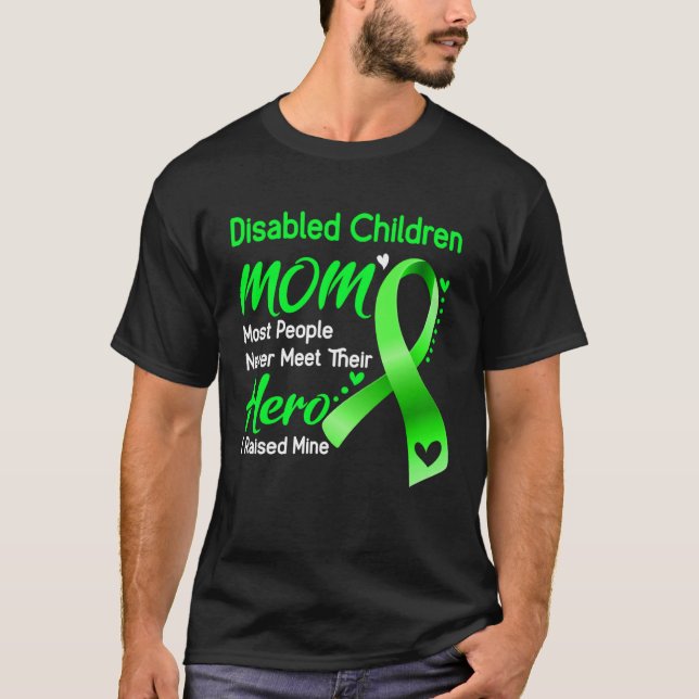 Disabled Children Mum I Raised Mine Pullover Hoodi (Front)