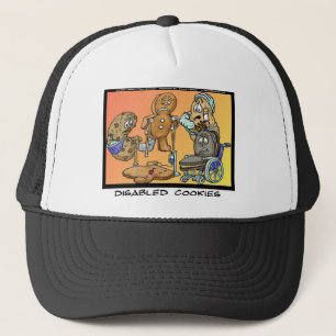 Disabled Cookies Funny Gifts & Collectibles Trucker Hat