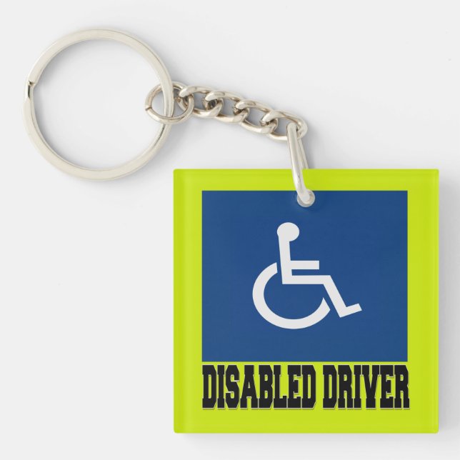 Disabled Driver Key Ring (Front)