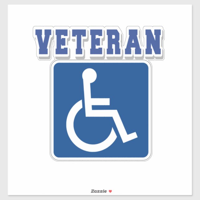 Disabled Handicapped Veteran (Sheet)