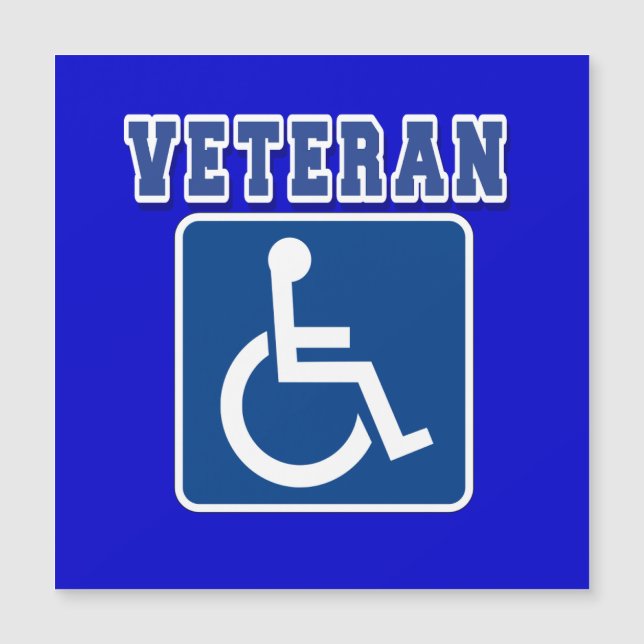 Disabled Handicapped Veteran (Front)