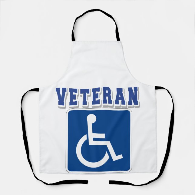 Disabled Handicapped Veteran Apron (Front)