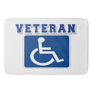 Disabled Handicapped Veteran Bath Mat