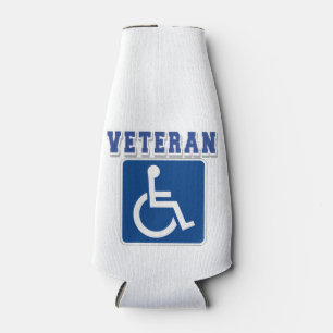 Disabled Handicapped Veteran Bottle Cooler