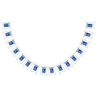 Disabled Handicapped Veteran Bunting