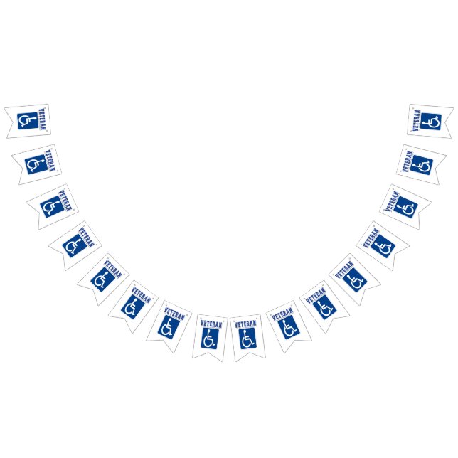 Disabled Handicapped Veteran Bunting (All)