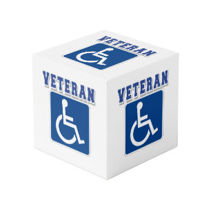 Disabled Handicapped Veteran Cube