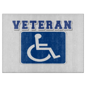 Disabled Handicapped Veteran Cutting Board