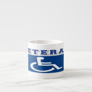 Disabled Handicapped Veteran Espresso Cup