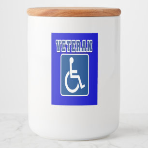 Disabled Handicapped Veteran Food Label