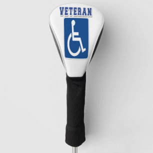 Disabled Handicapped Veteran Golf Head Cover