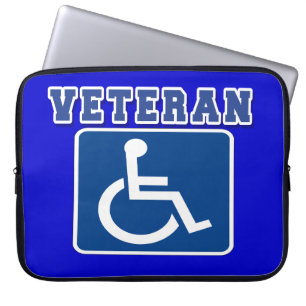 Disabled Handicapped Veteran Laptop Sleeve