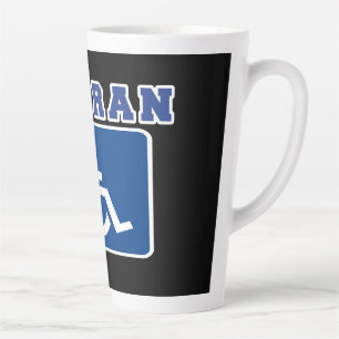 Disabled Handicapped Veteran Latte Mug