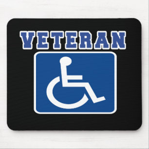 Disabled Handicapped Veteran Mouse Pad