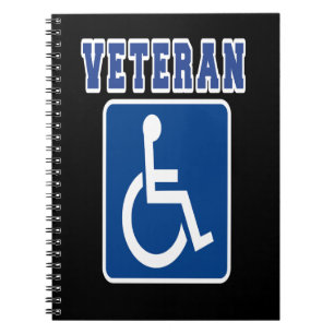 Disabled Handicapped Veteran Notebook