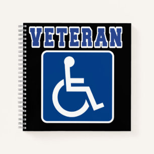 Disabled Handicapped Veteran Notebook