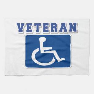 Disabled Handicapped Veteran Tea Towel