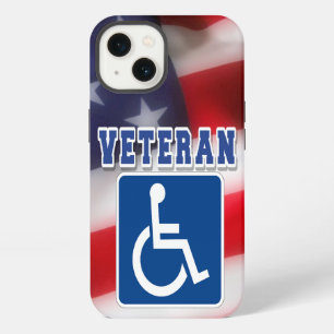 Disabled Handicapped Veteran USA iPhone 13 Case