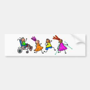 Disabled Kids Bumper Sticker