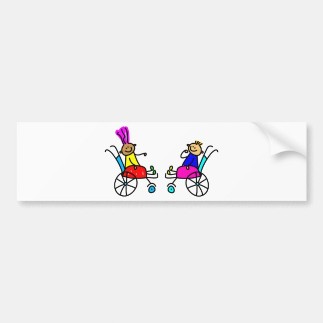 Disabled Kids Bumper Sticker (Front)