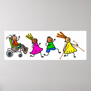 Disabled Kids Poster