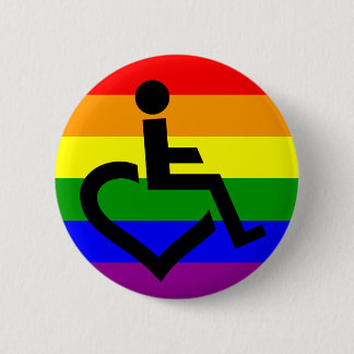 Disabled LGBT Pride Badge