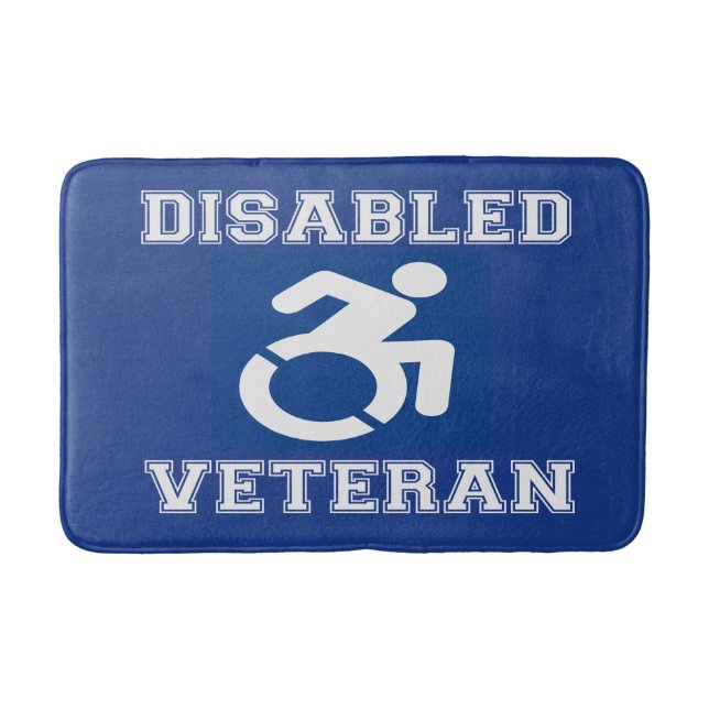 Disabled Veteran Bath Mat (Front)