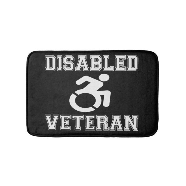 Disabled Veteran Bath Mat (Front)
