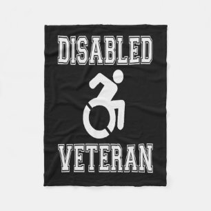 Disabled Veteran Fleece Blanket